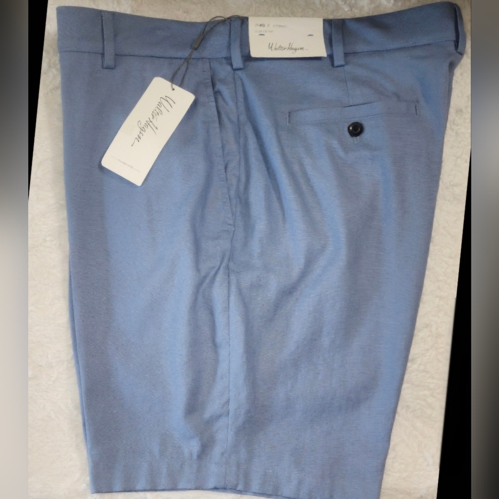 NWT Walter Hagen Men's W 40" Golf Shorts.  Clubhouse Linen.  Stretch waist.